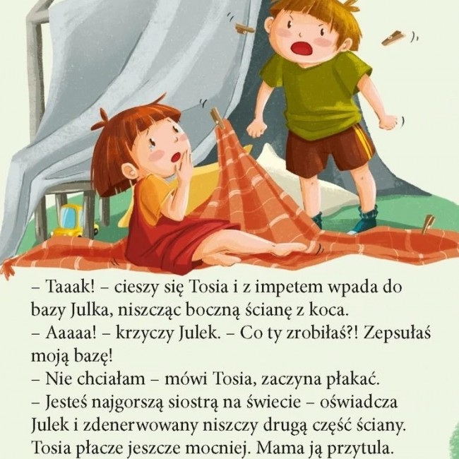 Książka "(Nie) tacy sami T.10 Tosia i Julek przepraszają" Wydawnictwo Dwukropek