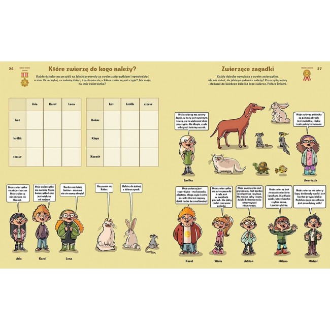 Książka "Wielka księga zagadek i łamigłówek" Wydawnictwo Greg