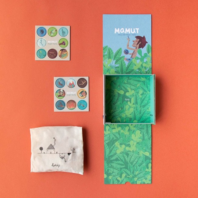 Puzzle kieszonkowe z grą obserwacyjną Londji - Mamut 100 el.