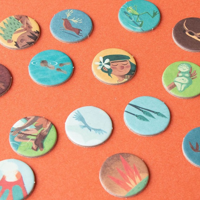 Puzzle kieszonkowe z grą obserwacyjną Londji - Mamut 100 el.