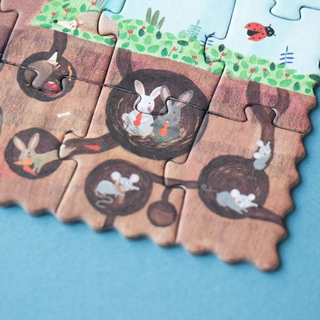 Puzzle kieszonkowe z grą obserwacyjną Londji - Jabłonka 36 el.