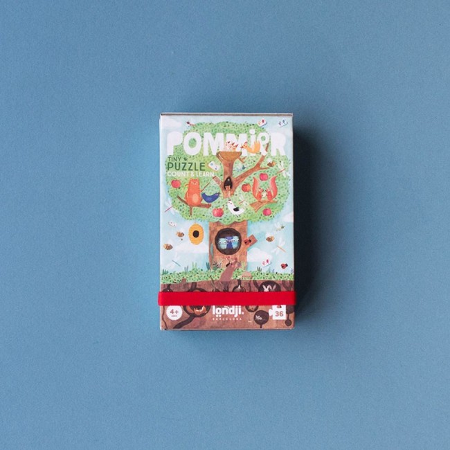 Puzzle kieszonkowe z grą obserwacyjną Londji - Jabłonka 36 el.