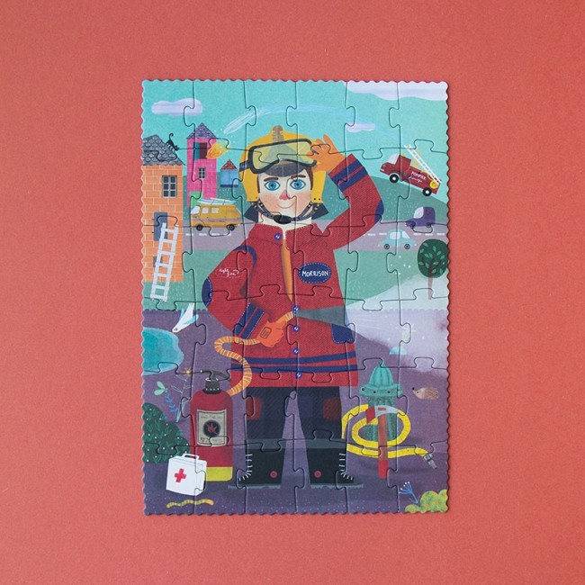 Puzzle kieszonkowe Londji - Strażak 36 el.
