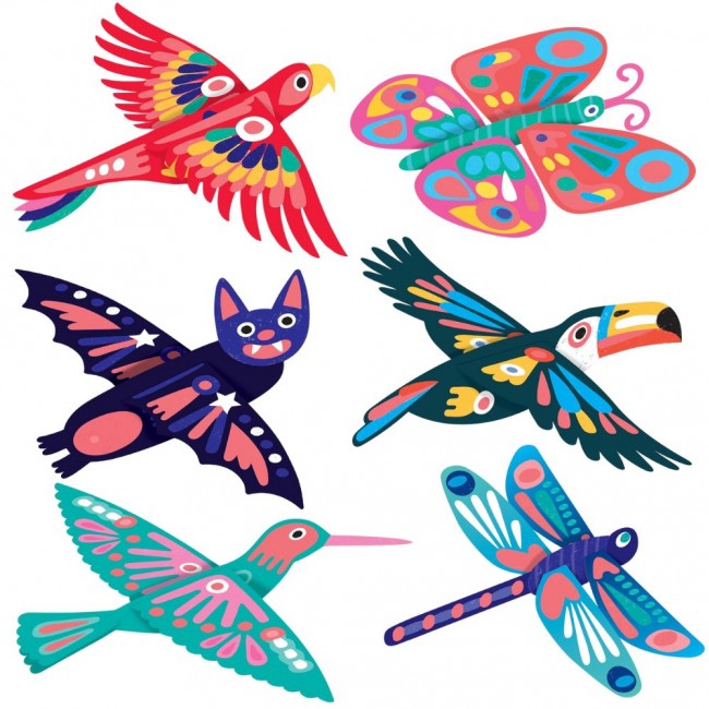 Zestaw kreatywny OMY x Gallimard - 1,2,3 Fly!