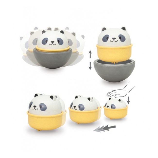 Jeżdżąca wańka wstańka Rocking Rollers Tiger Tribe - Panda