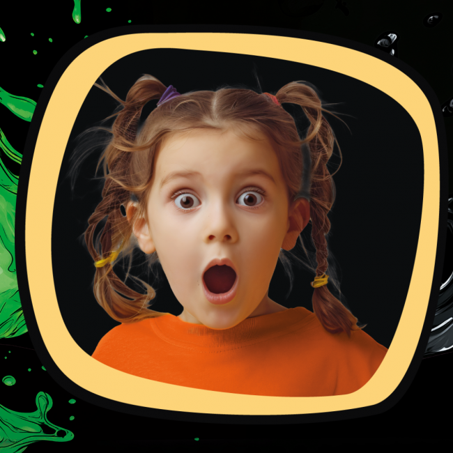 Zestaw JGGLY SLIME FLUO GLOW TUBAN – pomarańczowy 430g