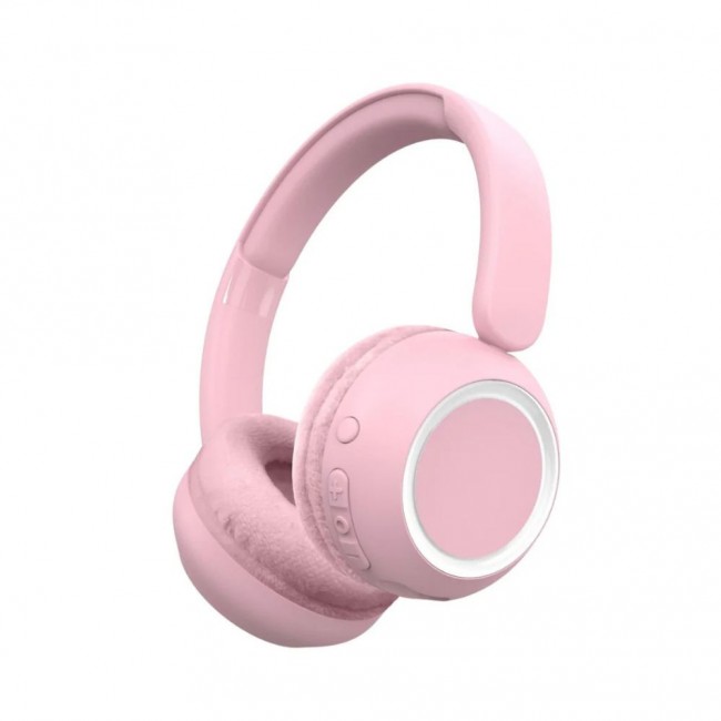 Bezprzewodowe słuchawki Lalarma z podświetleniem - Rose