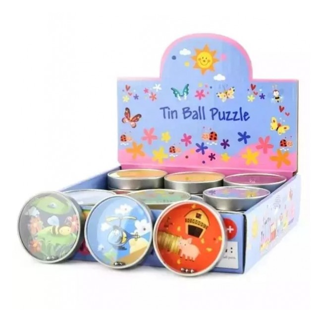 Metalowa gra zręcznościowa z kulkami Robetoy - Tin ball