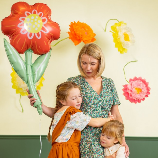 Balon foliowy Party Deco - Kwiatek 53 x 96 cm