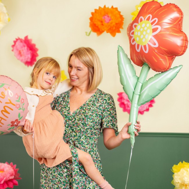 Balon foliowy Party Deco - Kwiatek 53 x 96 cm