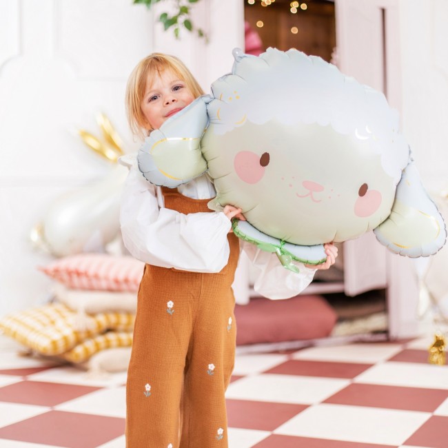Balon foliowy Party Deco - Owieczka 87 x 57,5 cm