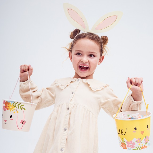 Opaska do włosów Party Deco - Uszy królika 12,5 x 29 cm