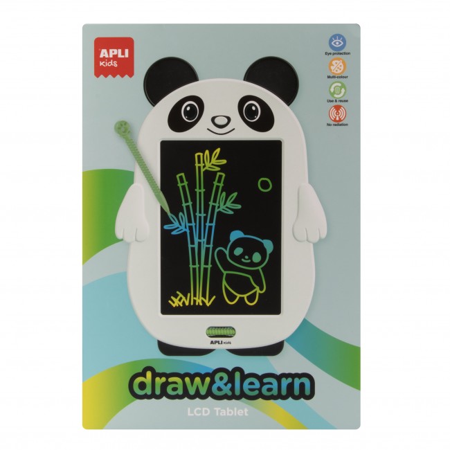 Magiczny tablet LCD do rysowania Apli Kids - Panda