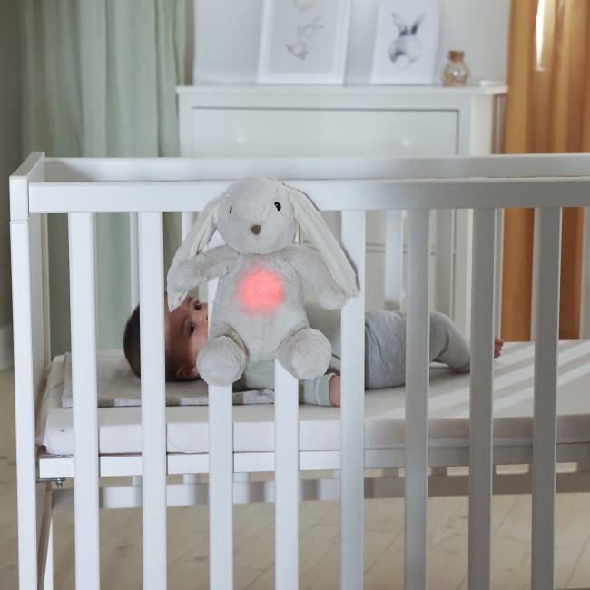 Szumiący LoveLight Buddies Billy Bunny™ z czujnikiem ruchu i pozytywką Cloud B - Królik