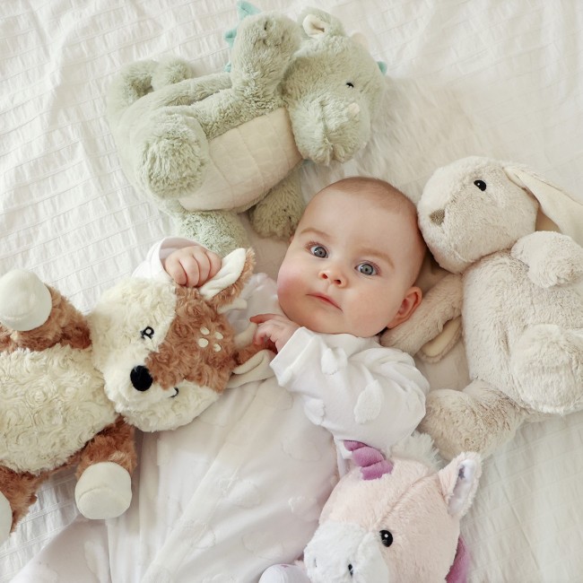 Szumiący LoveLight Buddies Billy Bunny™ z czujnikiem ruchu i pozytywką Cloud B - Królik