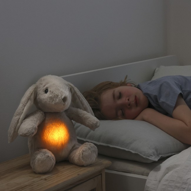 Szumiący LoveLight Buddies Billy Bunny™ z czujnikiem ruchu i pozytywką Cloud B - Królik