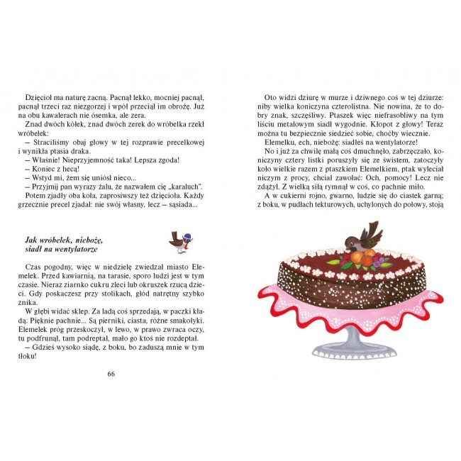 Książka "O wróbelku Elemelku" Wydawnictwo Nasza Księgarnia