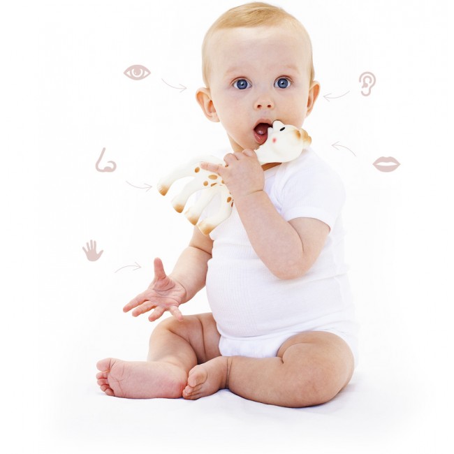 Gryzak Żyrafa Sophie Vulli So'Pure w pudełeczku