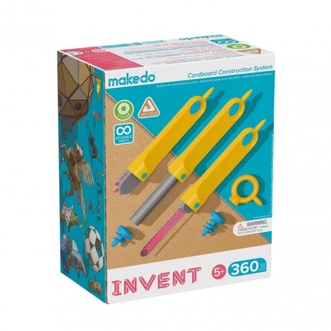 Zestaw narzędzi do konstruowania DIY Makedo - Invent