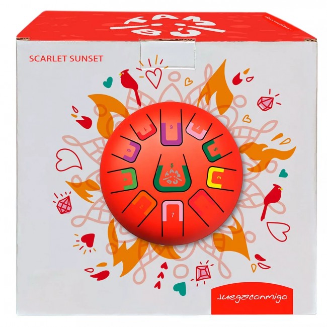 Bębenek językowy Tambu - Red Mat