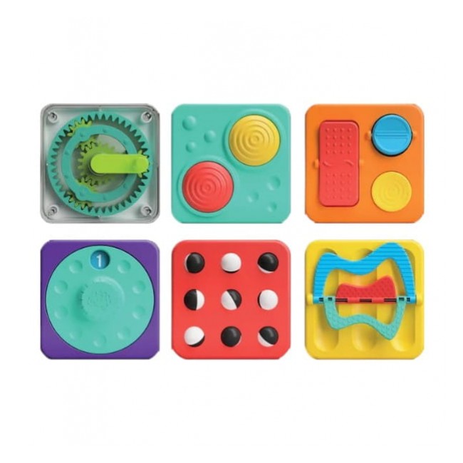 Zestaw 1 Sensorycznych Kwadratów z Przekładankami PlayTab