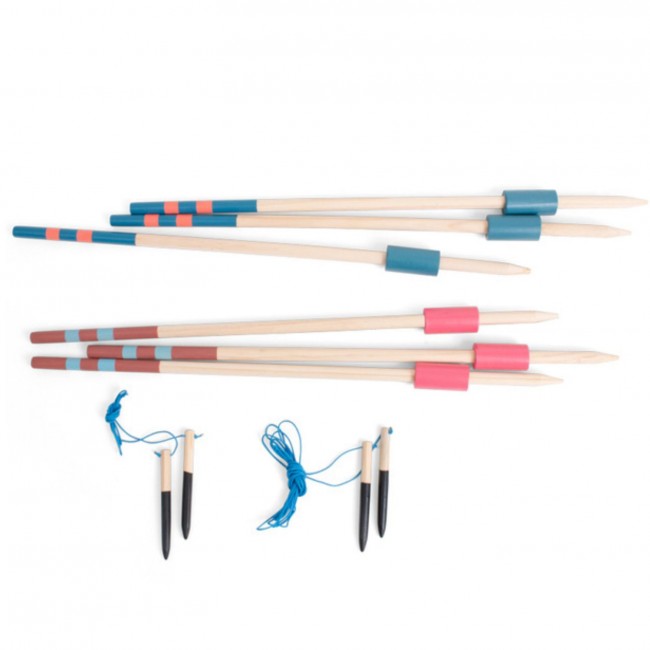 Drewniany zestaw rzut oszczepem BS Toys