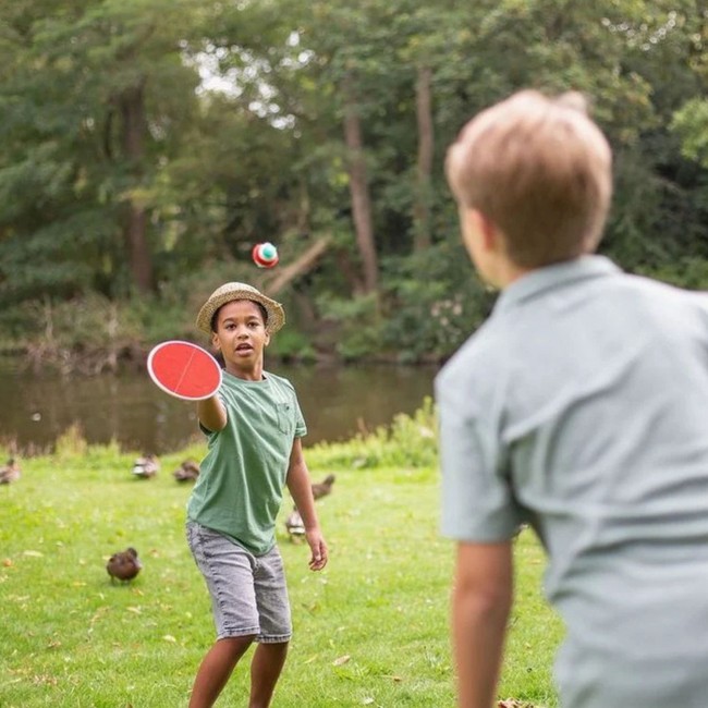 Drewniane paletki BS Toys - Rzep z piłką