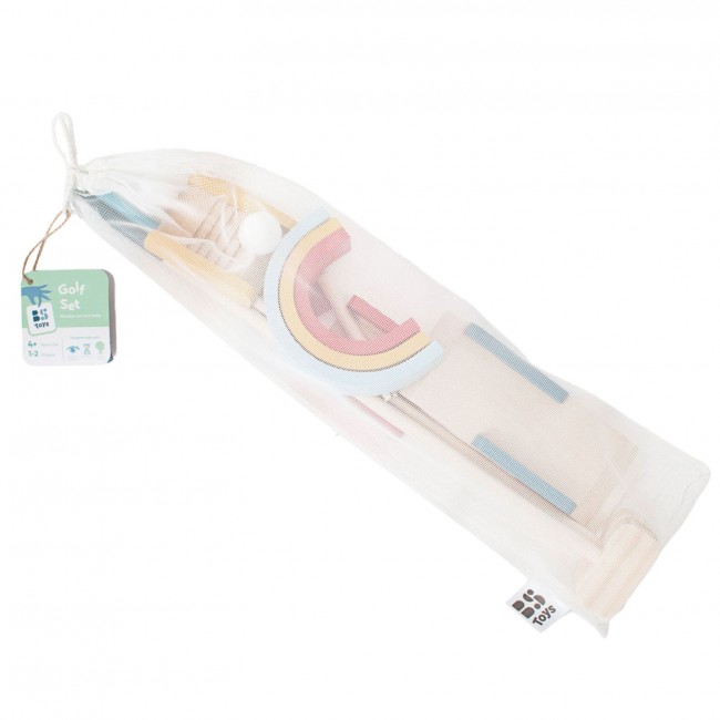 Drewniany zestaw do gry w golfa BS Toys