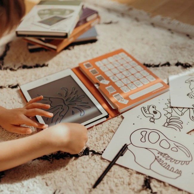 Podświetlany tablet do rysowania Kidydraw Mini Kidywolf - Dinozaury