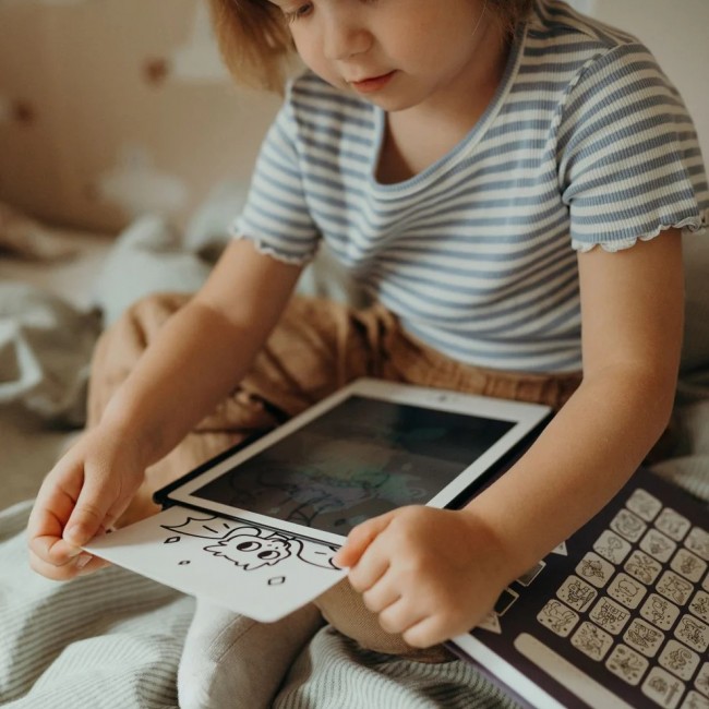 Podświetlany tablet do rysowania Kidydraw Mini Kidywolf - Dinozaury