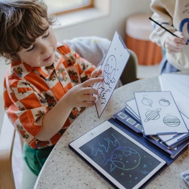 Podświetlany tablet do rysowania Kidydraw Mini Kidywolf - Galaktyka