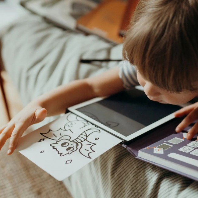 Podświetlany tablet do rysowania Kidydraw Mini Kidywolf - Galaktyka