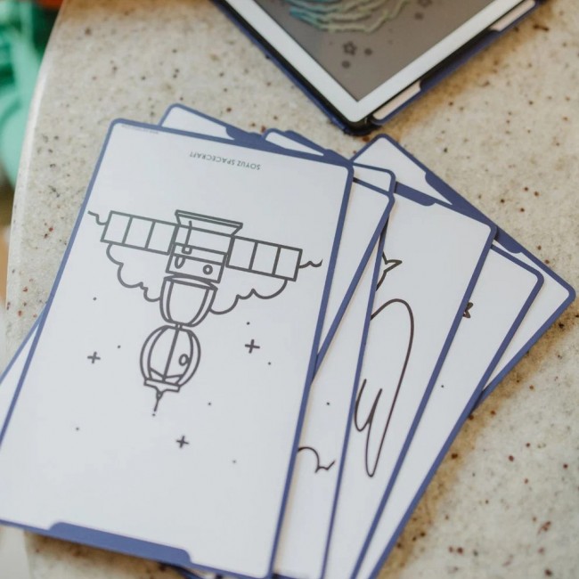 Podświetlany tablet do rysowania Kidydraw Mini Kidywolf - Galaktyka