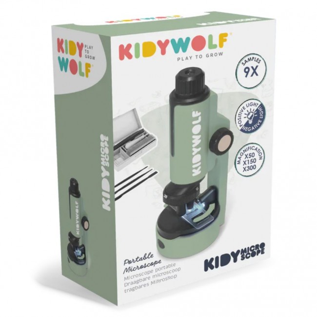 Przenośny mikroskop Kidywolf - zielony