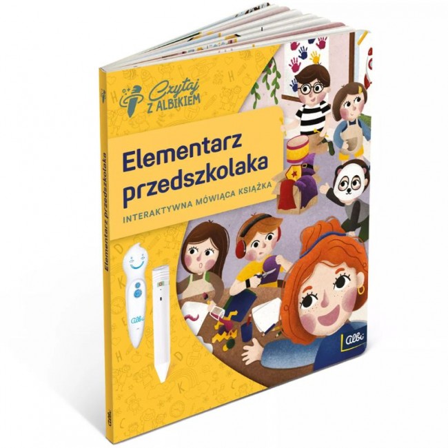 Zestaw Elementarz przedszkolaka Czytaj z Albikiem Albi z piórem
