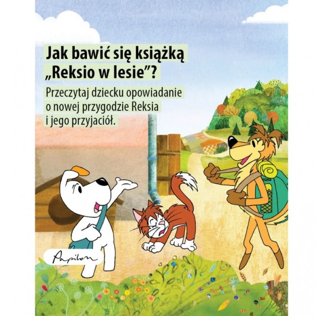 Książka "Reksio w lesie. Książka z okienkami" Wydawnictwo Papilon