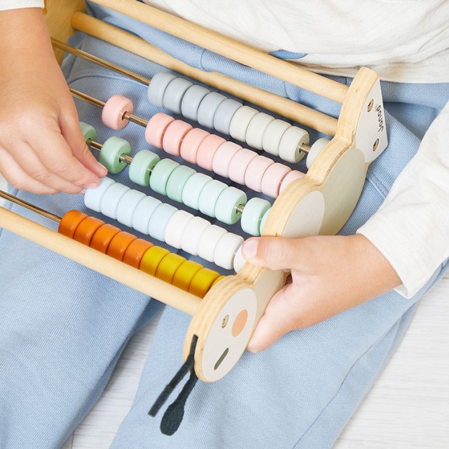 Drewniane liczydło Gąsienica Janod - Sweet Cocoon 18m+