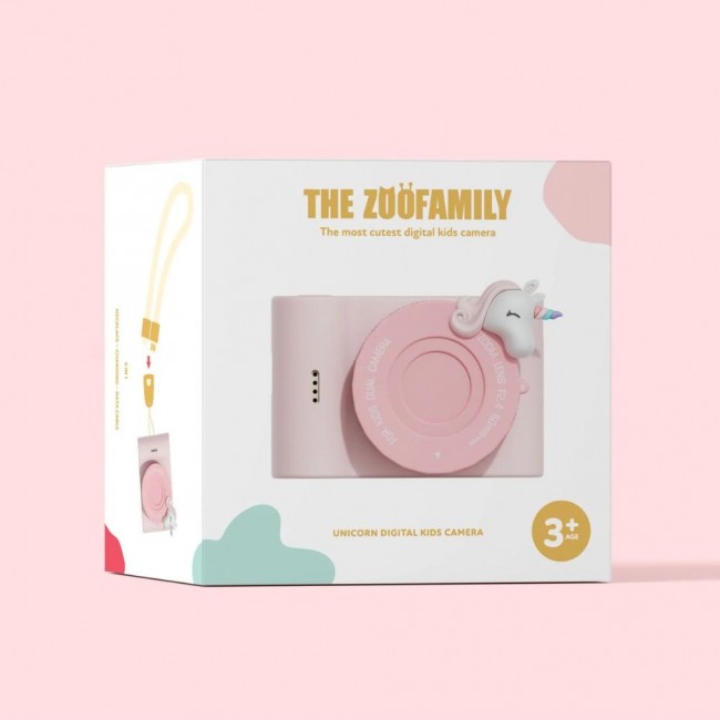 Aparat cyfrowy dla dzieci Full HD Urban Zoo The Zoofamily - Jednorożec