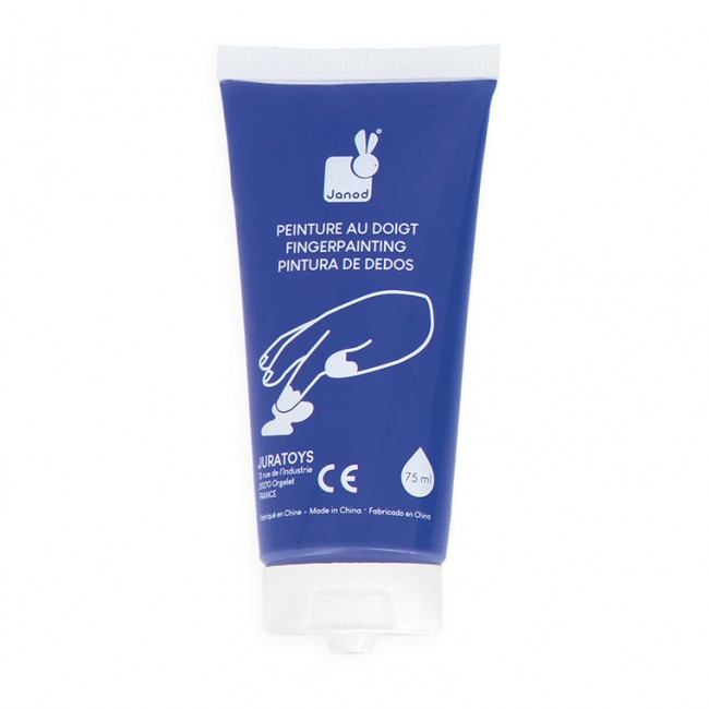 Farbki do malowania rękami 5 kolorów Janod 12m+