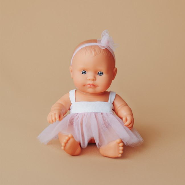 Lalka dziewczynka Miniland Baby Doll My Friends & Me - Europejka 21 cm