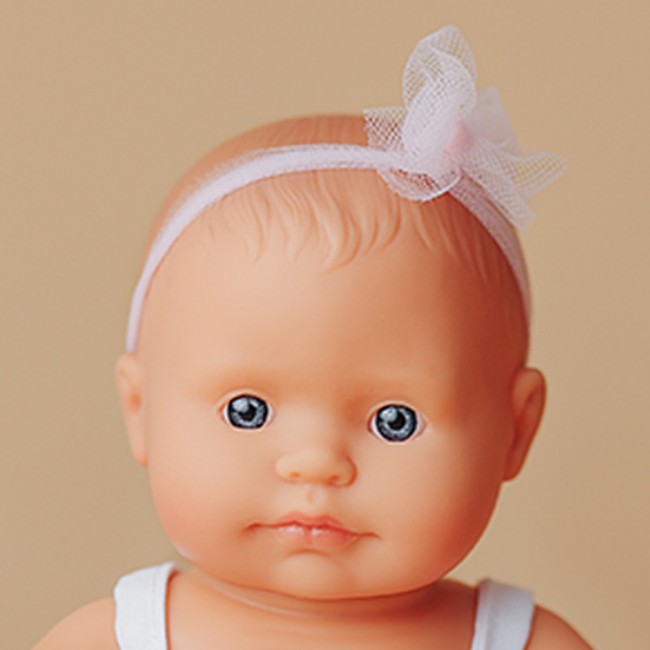 Lalka dziewczynka Miniland Baby Doll My Friends & Me - Europejka 21 cm