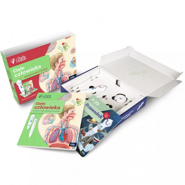 Zestaw Ciało człowieka Czytaj z Albikiem Albi z piórem
