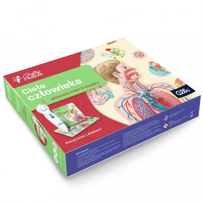 Zestaw Ciało człowieka Czytaj z Albikiem Albi z piórem