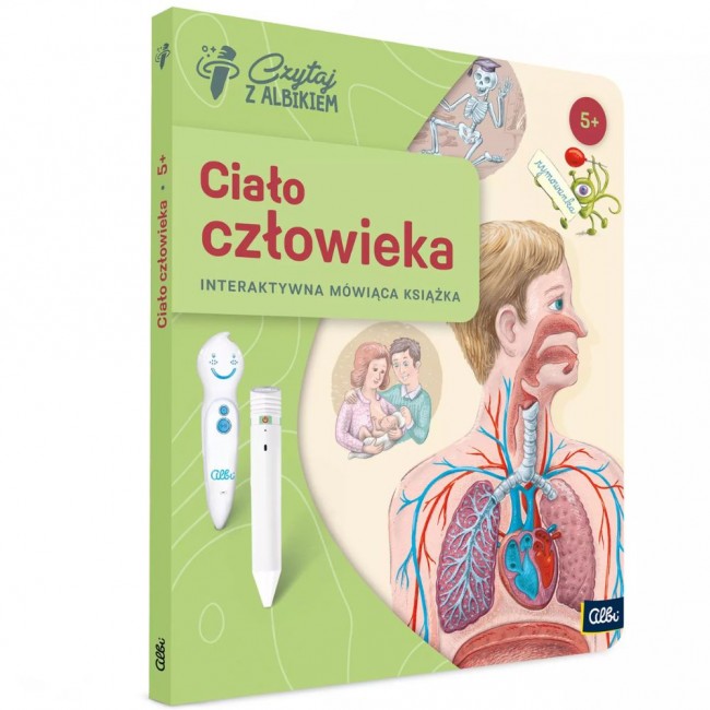 Zestaw Ciało człowieka Czytaj z Albikiem Albi z piórem