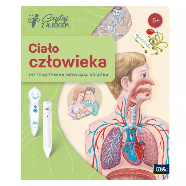 Zestaw Ciało człowieka Czytaj z Albikiem Albi z piórem