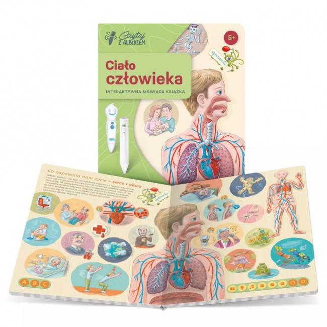 Zestaw Ciało człowieka Czytaj z Albikiem Albi z piórem