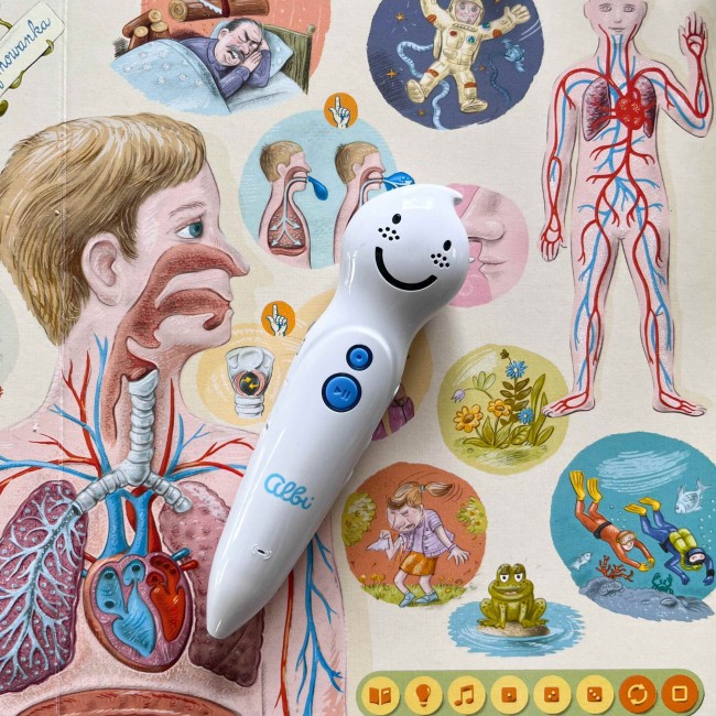 Zestaw Ciało człowieka Czytaj z Albikiem Albi z piórem