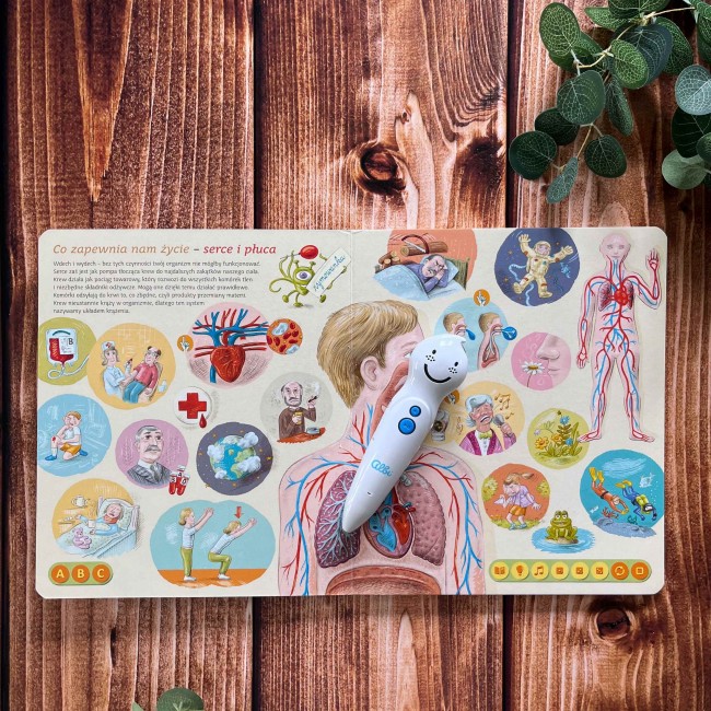 Zestaw Ciało człowieka Czytaj z Albikiem Albi z piórem