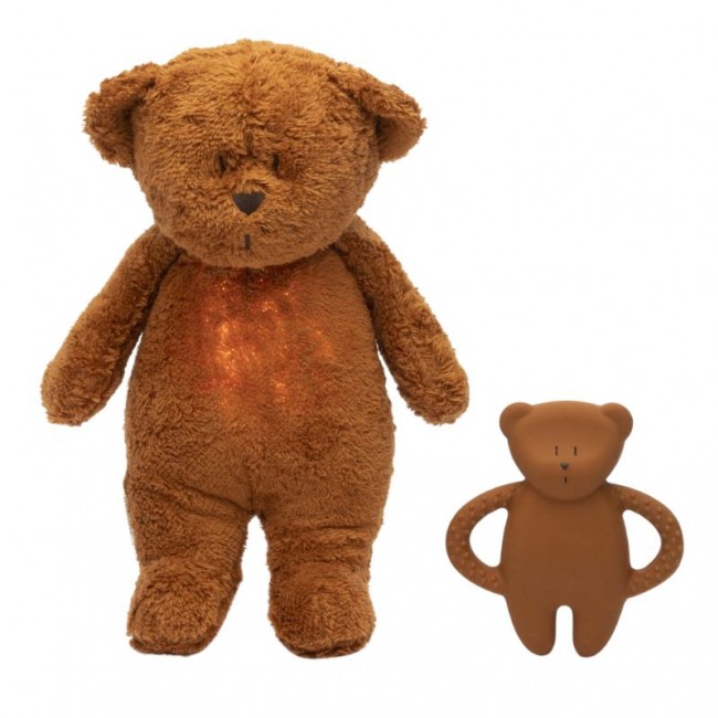 Gryzak z naturalnego kauczuku Moonie - Caramel