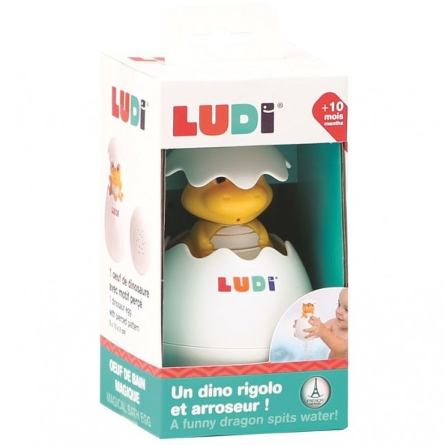 Magiczne jajko dinozaura do kąpieli LUDI